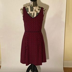 Tommy Hilfiger (2) red/blue sleeveless dress EUC!